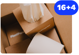 PlantPaper 16 Rolls + 4 Boxes